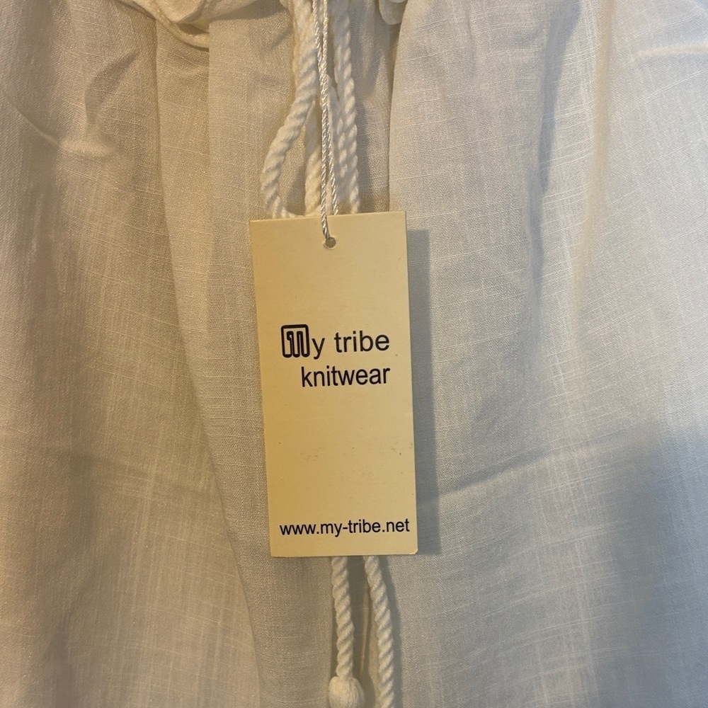 My Tribe White Ruffle Blouse - Picture 2 of 4